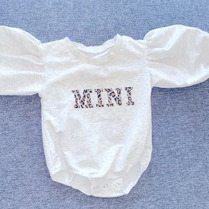 Gray Sweatshirt Romper 9-12m